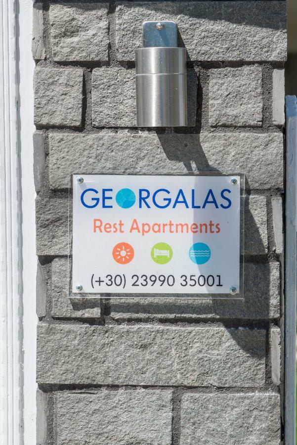 Georgalas Rest Apartments Nea Kallikrateia Exteriör bild